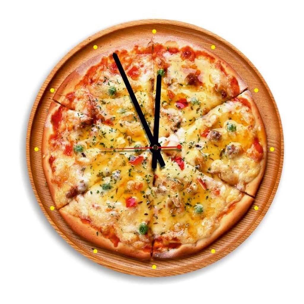 Разноцветная пицца как способ научить ребёнка определять время